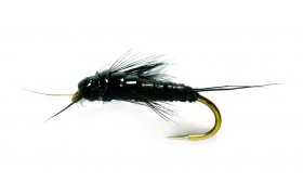 Oliver Edwards Small Black Stonefly Nymph Oliver Edwards Small Black Stonefly Nymph, Size 12