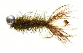 Peeping Caddis Olive Peeping Caddis Olive, Size 10