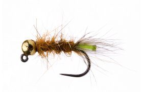 Peeping Caddis Tungsten Jig Fiery Brown Peeping Caddis Tungsten Jig Fiery Brown, Size 10