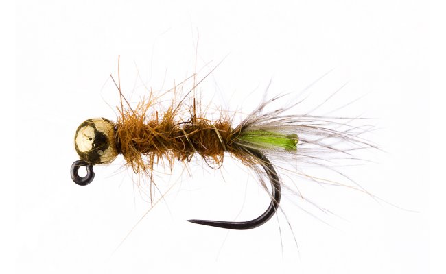 Peeping Caddis Tungsten Jig Fiery Brown Peeping Caddis Tungsten Jig Fiery Brown, Size 10
