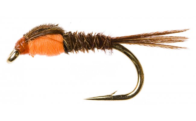 Pheasant Tail Orange Thorax Pheasant Tail Orange Thorax, Size 12