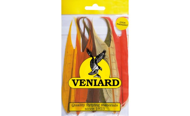 Pheasant Veniard Colour Extracted Centre Tail Pheasant Veniard Colour Extracted Centre Tail Mix (6 colors)