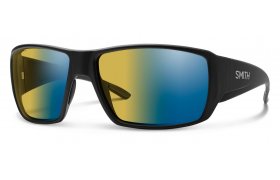 Polarised Glasses Smith Optics Guide's Choice Matte Black Polarchromic Yellow Blue Mirror Polarised Glasses Smith Optics Guide's Choice Matte Black Polarchromic Yellow Blue Mirror