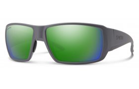 Polarised Glasses Smith Optics Guide's Choice XL Matte Cement Polar Green Mirror Polarised Glasses Smith Optics Guide's Choice XL Matte Cement Polar Green Mirror