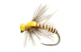 Procter's Spent Caddis Cream & Yellow B/L Procter's Spent Caddis Cream & Yellow B/L, Size 14
