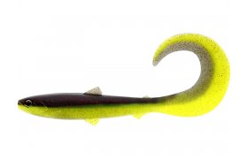 Rubber Lures Westin BullTeez Curltail Black & Chartreuse Rubber Lures Westin BullTeez Curltail Black & Chartreuse - 3 g; 8 cm