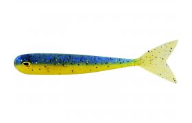 Rubber Lures Westin MegaTeez V-Tail Blue N' Yellow Rubber Lures Westin MegaTeez V-Tail Blue N' Yellow - 1 g; 5 cm