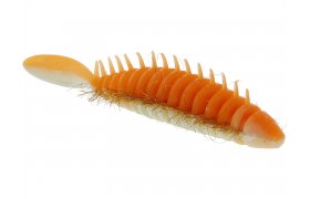 Rubber Lures Westin Needle Bug Garlic/Cheese Scent Rubber Lures Westin Needle Bug Garlic/Cheese Scent - Orange/White, 5 pcs