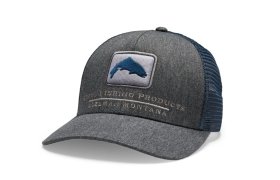 Simms Double Haul Icon Trucker Tahitian Pearl Heather Cap Simms Double Haul Icon Trucker Tahitian Pearl Heather Cap