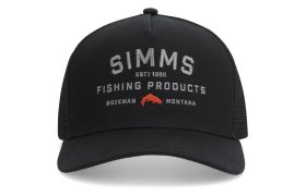 Simms Double Haul Trucker Black Cap Simms Double Haul Trucker Black Cap