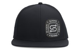 Simms Flatbill Black Cap Simms Flatbill Black Cap