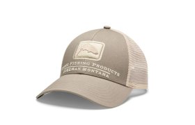 Simms Trout Icon Trucker Dolomite Cap Simms Trout Icon Trucker Dolomite Cap