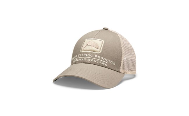 Simms Trout Icon Trucker Dolomite Cap Simms Trout Icon Trucker Dolomite Cap