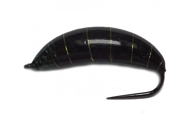 Slovak Super Heavy Nymph Black & Green Slovak Super Heavy Nymph Black & Green, Size 8 - 2,6 g