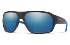 Polarised Glasses Smith Optics Deckboss Matte Black/Blue Polar Blue Mirror Polarised Glasses Smith Optics Deckboss Matte Black/Blue Polar Blue Mirror