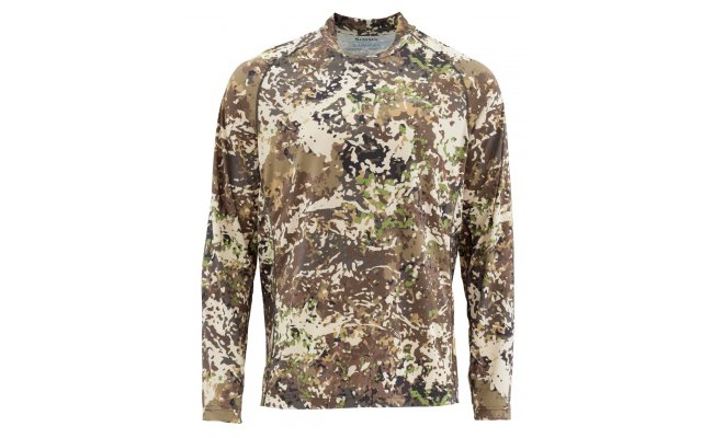 SolarFlex Crewneck Prints Simms River Camo SolarFlex Crewneck Prints Simms River Camo M