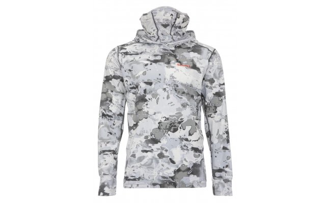 SolarFlex Guide Cooling Hoody Simms Cloud Camo Gray SolarFlex Guide Cooling Hoody Simms Cloud Camo Gray S