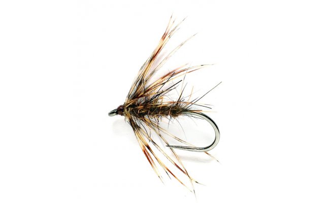 Spider Hare Lug & Partridge March Brown Spider Hare Lug & Partridge, Size 14