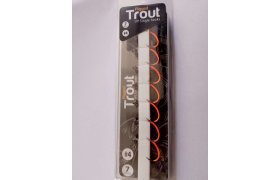 Spinning Hooks Westin Rigged Trout - Single Hooks UV Orange Spinning Hooks Westin Rigged Trout - Single Hooks UV Orange - #3; 7 pcs