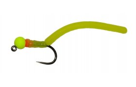 Squirmy Wormy Chartreuse Head Chartreuse ... Squirmy Wormy Chartreuse Head Chartreuse Glow Jig, Size 12