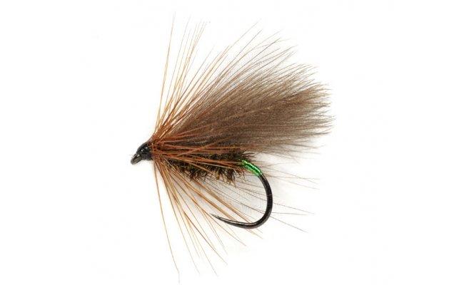 SR Green But CDC Caddis  SR Green But CDC Caddis, Size 14