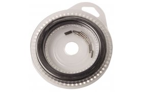 Steel Leader Kinetic Steel Trace & Crimps Black Steel Leader Kinetic Steel Trace & Crimps Black 15 lbs (6,8 Kg) 10 m