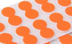 Strike Indicators Leichi Stick On - Orange