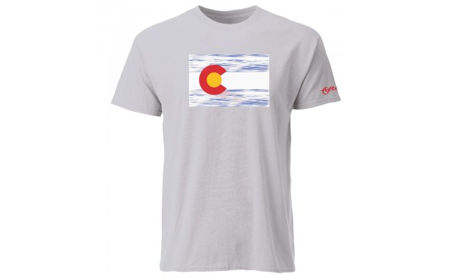 T-shirt Scott Colorado Flag Light Grey  T-shirt Scott Colorado Flag Light Grey S