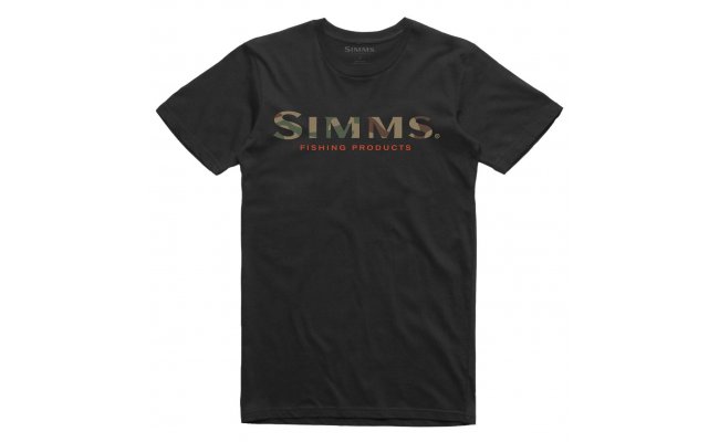 T-Shirt Simms Logo Black T-Shirt Simms Logo Black S