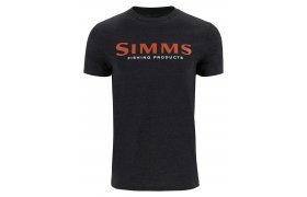 T-Shirt Simms Orange Logo Gunmetal Heather T-Shirt Simms Orange Logo Gunmetal Heather S