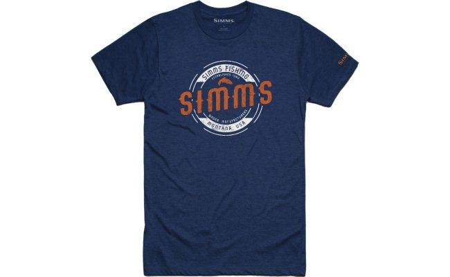 T-Shirt Simms Wader MT Navy Heather T-Shirt Simms Wader MT Navy Heather XL
