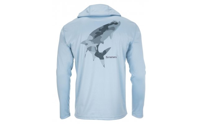 Tech Hoody Simms Artist Series Tarpon Woodland Camo Steel/Steel Blue Tech Hoody Simms Artist Series Tarpon Woodland Camo Steel/Steel Blue S
