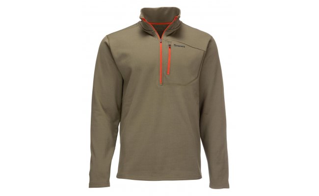 Thermal 1/4 Zip Top Simms Dark Stone Thermal 1/4 Zip Top Simms Dark Stone S