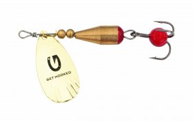 Trout Spinner Kinetic Droopy Gold Trout Spinner Kinetic Droopy Gold 6 g