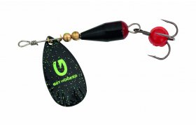 Trout Spinner Kinetic Droopy Nervous Black Trout Spinner Kinetic Droopy Nervous Black 6 g