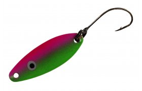 Trout Spoon Kinetic Micro Boss Fluo Green & Pink Mate Trout Spoon Kinetic Micro Boss Fluo Green & Pink Mate 1,8 g