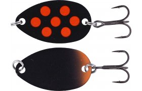 Trout Spoon Westin Fidusen Black & Orange Dots Trout Spoon Westin Fidusen Black & Orange Dots - 2.8 g; 3.2 cm