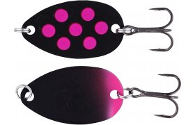 Trout Spoon Westin Fidusen Black & Pink Dots Trout Spoon Westin Fidusen Black & Pink Dots - 2.8 g; 3.2 cm