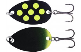 Trout Spoon Westin Fidusen Black & Yellow Dots Trout Spoon Westin Fidusen Black & Yellow Dots - 2.8 g; 3.2 cm