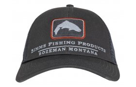 Trucker Cap Simms Trout Icon Carbon Trucker Cap Simms Trout Icon Carbon