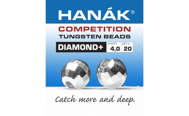 Tungsten Beads Hanak Competition Diamond+ Silver Tungsten Beads Hanak Competition Diamond+ Silver 2,5 mm, 20 pcs