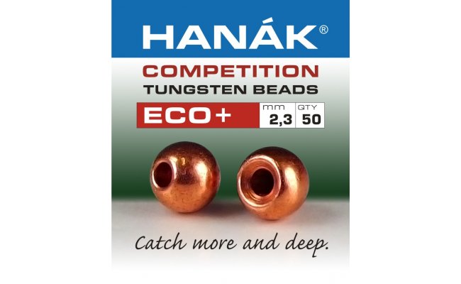 Tungsten Beads Hanak Competition ECO+ Copper Tungsten Beads Hanak Competition ECO+ Copper 2,3 mm, 50 pcs