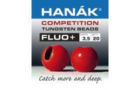 Tungsten Beads Hanak Competition FLUO+ ... Tungsten Beads Hanak Competition FLUO+ Red 2,0 mm, 20 pcs