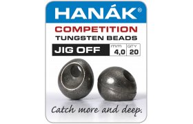 Tungsten Beads Hank Competition JIG OFF Black Nickel Tungsten Beads Hank Competition JIG OFF Black Nickel 2.3 g, 20 pcs