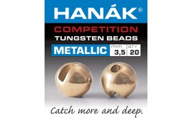 Tungsten Beads Hanak Competition Metalli ... Tungsten Beads Hanak Competition Metallic+ Pink Gold 2,0 mm, 20 pcs