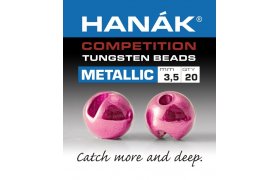 Tungsten Beads Hanak Competition Metalli ... Tungsten Beads Hanak Competition Metallic+ Pink Light 2,0 mm, 20 pcs