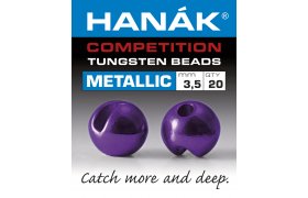Tungsten Beads Hanak Competition Metalli ... Tungsten Beads Hanak Competition Metallic+ Violet Dark 2,0 mm, 20 pcs