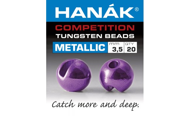 Tungsten Beads Hanak Competition Metallic+ Violet Light Tungsten Beads Hanak Competition Metallic+ Violet Light 2,0 mm, 20 pcs