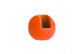 Tungsten Beads Hends Normal Slot Orange Fluo Tungsten Beads Hends Normal Slot Orange Fluo 2,0 mm, 10 pcs