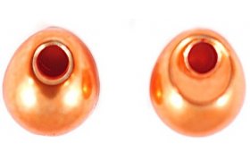 Tungsten Beads Knapek Hooks JIG OFF METALLIC Orange Tungsten Beads Knapek Hooks JIG OFF METALLIC Orange 2.3 mm, 10 pcs